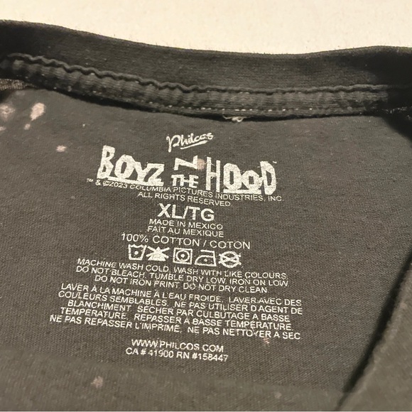 Boyz n the Hood Ice Cube Bleach Wash Graphic T-Shirt XL - Picture 5 of 16